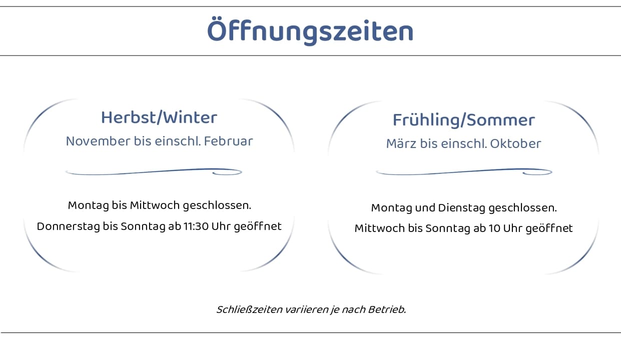 Öffnungszeiten
